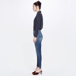 MOTHER The Looker Skinny Ankle Step Fray Can't Leave it Alone Wash NWT